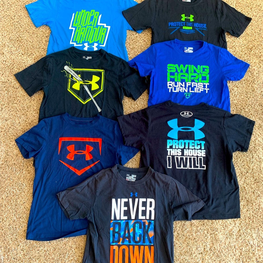 7 UA Boys Cotton Shirts